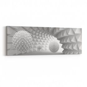 Olla 10429YI Abstract Tünel Görsel Yatay İnce 90x30 cm Kanvas Tablo