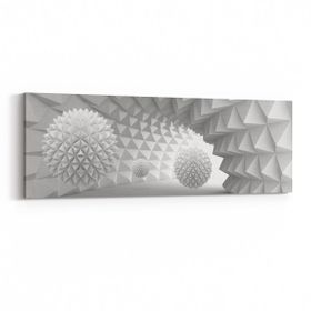 Olla 10429YI Abstract Tünel Görsel Yatay İnce 90x30 cm Kanvas Tablo