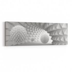 Olla 10429YI Abstract Tünel Görsel Yatay İnce 90x30 cm Kanvas Tablo