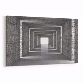 Olla 10435Y Abstract Tünel Görsel Yatay 30x20 cm Kanvas Tablo