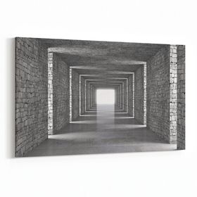 Olla 10435Y Abstract Tünel Görsel Yatay 30x20 cm Kanvas Tablo