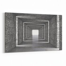 Olla 10435Y Abstract Tünel Görsel Yatay 30x20 cm Kanvas Tablo
