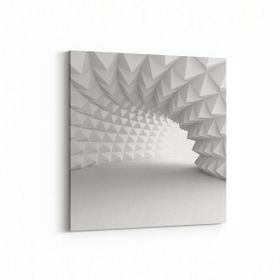 Olla 10439K Abstract Tünel Görsel Kare 25x25 cm Kanvas Tablo