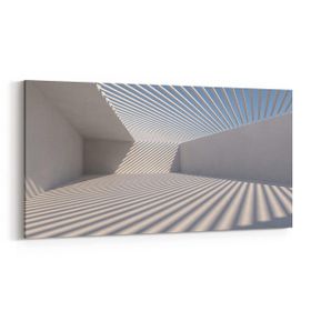 Olla 10441YD Abstract Tünel Görsel Yatay Dar 60x30 cm Kanvas Tablo