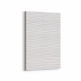 Olla 10452D Beyaz Kabartma Görseli Dikey 20x30 cm Kanvas Tablo