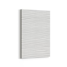 Olla 10452D Beyaz Kabartma Görseli Dikey 20x30 cm Kanvas Tablo