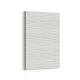 Olla 10452D Beyaz Kabartma Görseli Dikey 20x30 cm Kanvas Tablo
