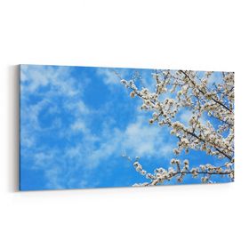 Olla 10472YD Ağaç Görseli Yatay Dar 60x30 cm Kanvas Tablo