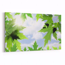 Olla 10484Y Ağaç Görseli Yatay 30x20 cm Kanvas Tablo