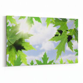Olla 10484Y Ağaç Görseli Yatay 30x20 cm Kanvas Tablo