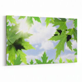 Olla 10484Y Ağaç Görseli Yatay 30x20 cm Kanvas Tablo