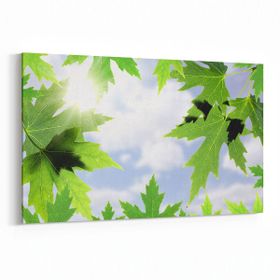 Olla 10484Y Ağaç Görseli Yatay 30x20 cm Kanvas Tablo