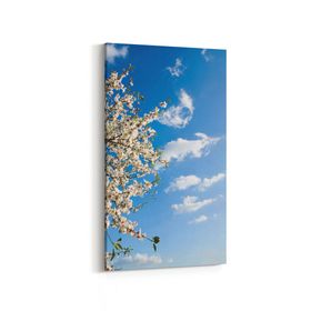 Olla 10490DD Ağaç Görseli Dikey Dar 30x60 cm Kanvas Tablo