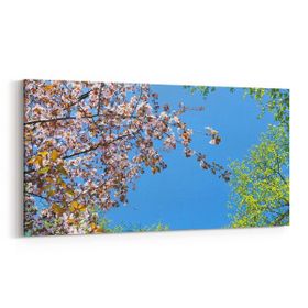 Olla 10492YD Ağaç Görseli Yatay Dar 60x30 cm Kanvas Tablo