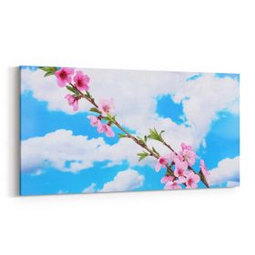 Olla 10493YD Ağaç Görseli Yatay Dar 60x30 cm Kanvas Tablo