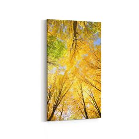 Olla 10515DD Ağaç Görseli Dikey Dar 30x60 cm Kanvas Tablo