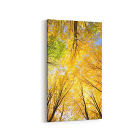 Olla 10515DD Ağaç Görseli Dikey Dar 30x60 cm Kanvas Tablo