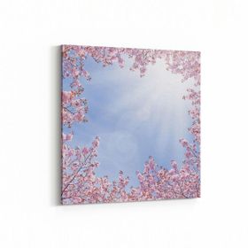 Olla 10532K Ağaç Görseli Kare 25x25 cm Kanvas Tablo