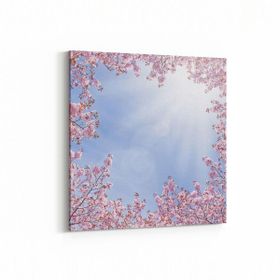 Olla 10532K Ağaç Görseli Kare 25x25 cm Kanvas Tablo
