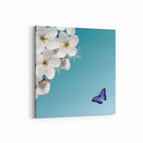Olla 10536K Ağaç Görseli Kare 25x25 cm Kanvas Tablo
