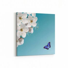 Olla 10536K Ağaç Görseli Kare 25x25 cm Kanvas Tablo