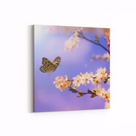 Olla 10542K Ağaç Görseli Kare 25x25 cm Kanvas Tablo