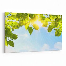 Olla 10558Y Ağaç Görseli Yatay 30x20 cm Kanvas Tablo