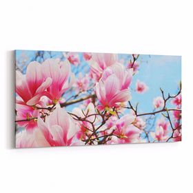 Olla 10561YD Ağaç Görseli Yatay Dar 60x30 cm Kanvas Tablo