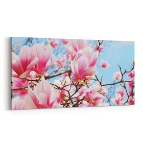 Olla 10561YD Ağaç Görseli Yatay Dar 60x30 cm Kanvas Tablo