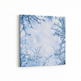 Olla 10570K Ağaç Görseli Kare 25x25 cm Kanvas Tablo