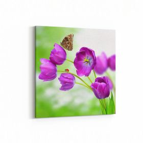 Olla 10592K Ağaç Görseli Kare 25x25 cm Kanvas Tablo