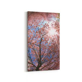 Olla 10595DD Ağaç Görseli Dikey Dar 30x60 cm Kanvas Tablo
