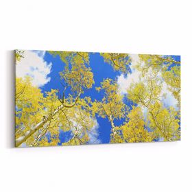 Olla 10626YD Ağaç Görseli Yatay Dar 60x30 cm Kanvas Tablo