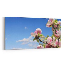Olla 10659YD Ağaç Görseli Yatay Dar 60x30 cm Kanvas Tablo