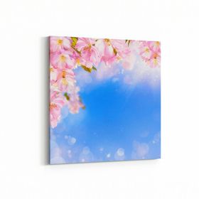 Olla 10662K Ağaç Görseli Kare 25x25 cm Kanvas Tablo