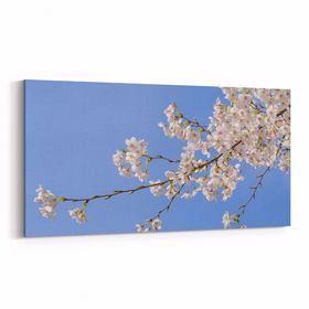 Olla 10670YD Ağaç Görseli Yatay Dar 60x30 cm Kanvas Tablo