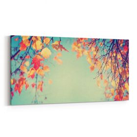 Olla 10709YD Ağaç Görseli Yatay Dar 60x30 cm Kanvas Tablo