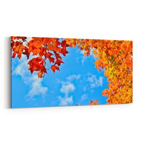 Olla 10714YD Ağaç Görseli Yatay Dar 60x30 cm Kanvas Tablo