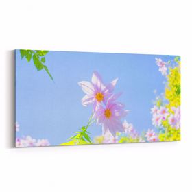 Olla 10735YD Ağaç Görseli Yatay Dar 60x30 cm Kanvas Tablo