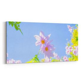 Olla 10735YD Ağaç Görseli Yatay Dar 60x30 cm Kanvas Tablo