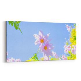 Olla 10735YD Ağaç Görseli Yatay Dar 60x30 cm Kanvas Tablo