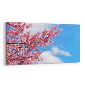 Olla 10755YD Ağaç Görseli Yatay Dar 60x30 cm Kanvas Tablo