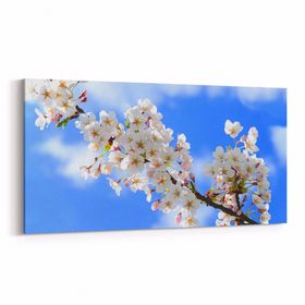 Olla 10762YD Ağaç Görseli Yatay Dar 60x30 cm Kanvas Tablo