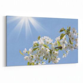 Olla 10765Y Ağaç Görseli Yatay 30x20 cm Kanvas Tablo