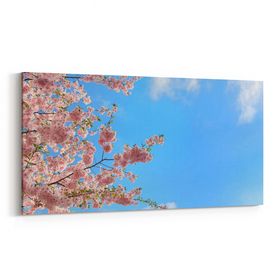 Olla 10767YD Ağaç Görseli Yatay Dar 60x30 cm Kanvas Tablo