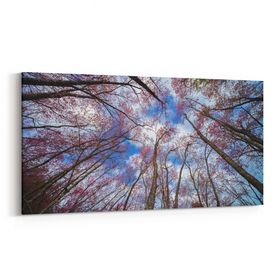 Olla 10768YD Ağaç Görseli Yatay Dar 60x30 cm Kanvas Tablo