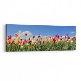 Olla 10770YI Ağaç Görseli Yatay İnce 90x30 cm Kanvas Tablo