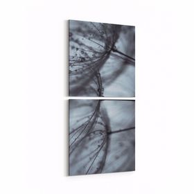 Olla 10777K2D Ağaç Görseli Kare 2 Parça Dikey 30x65 cm Kanvas Tablo