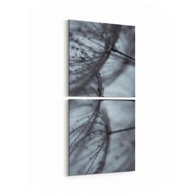 Olla 10777K2D Ağaç Görseli Kare 2 Parça Dikey 30x65 cm Kanvas Tablo