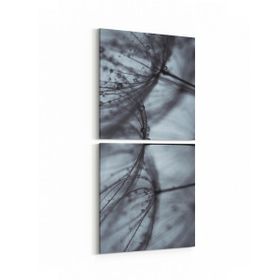 Olla 10777K2D Ağaç Görseli Kare 2 Parça Dikey 30x65 cm Kanvas Tablo